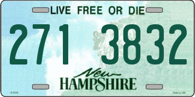 NH license plate 2713832