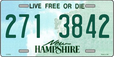 NH license plate 2713842
