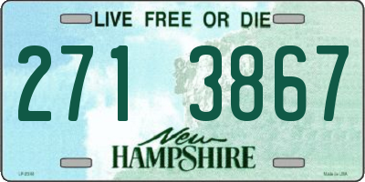 NH license plate 2713867