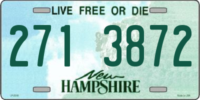 NH license plate 2713872