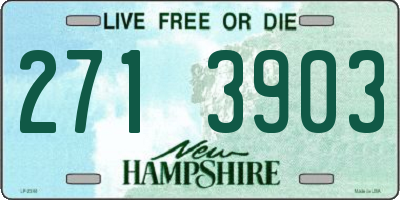 NH license plate 2713903