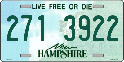 NH license plate 2713922