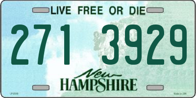 NH license plate 2713929
