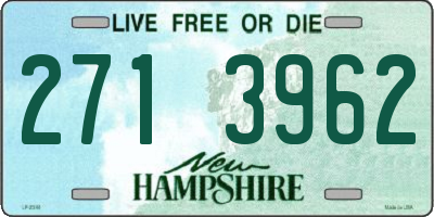 NH license plate 2713962
