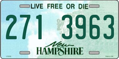 NH license plate 2713963