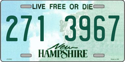NH license plate 2713967