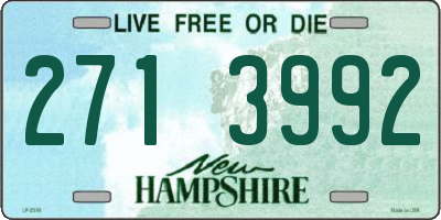 NH license plate 2713992