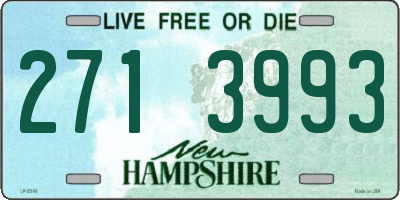 NH license plate 2713993