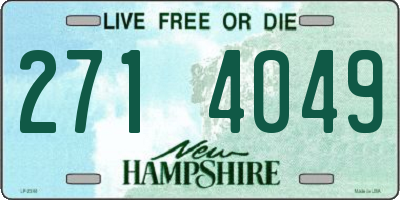 NH license plate 2714049