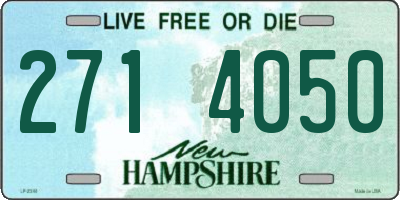 NH license plate 2714050