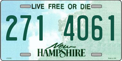 NH license plate 2714061