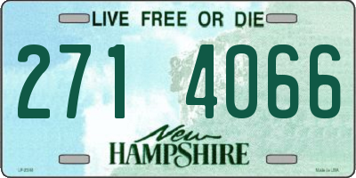 NH license plate 2714066