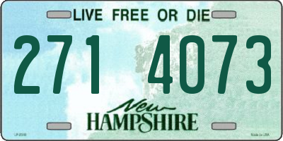 NH license plate 2714073