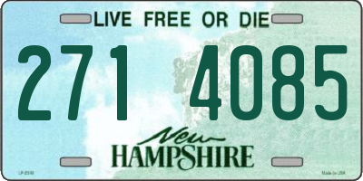 NH license plate 2714085