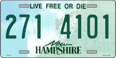 NH license plate 2714101