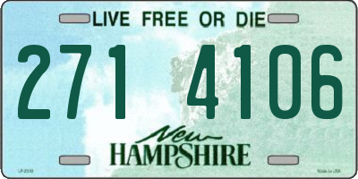 NH license plate 2714106