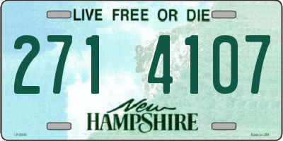 NH license plate 2714107