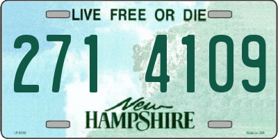 NH license plate 2714109