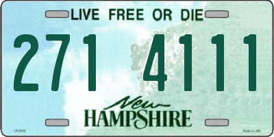 NH license plate 2714111