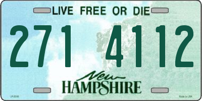 NH license plate 2714112