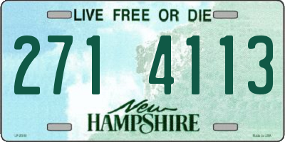 NH license plate 2714113
