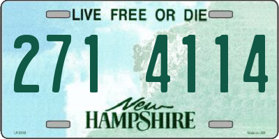 NH license plate 2714114