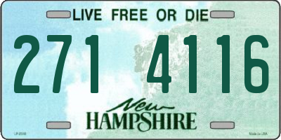 NH license plate 2714116