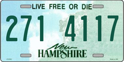 NH license plate 2714117