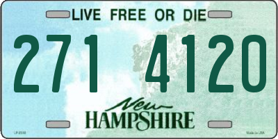 NH license plate 2714120
