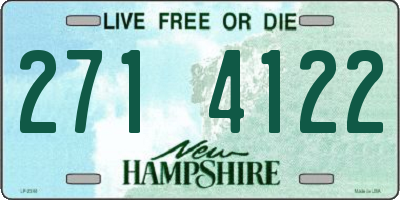 NH license plate 2714122