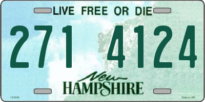 NH license plate 2714124
