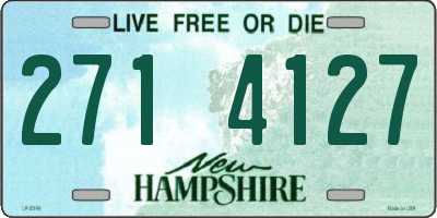 NH license plate 2714127