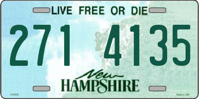 NH license plate 2714135