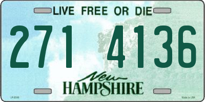 NH license plate 2714136