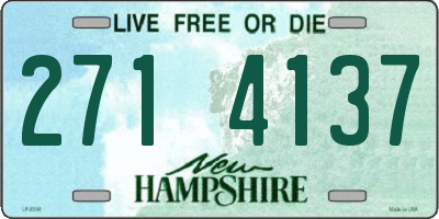 NH license plate 2714137