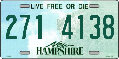 NH license plate 2714138