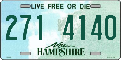 NH license plate 2714140