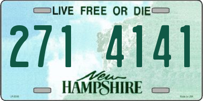 NH license plate 2714141