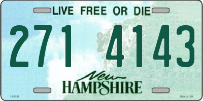 NH license plate 2714143