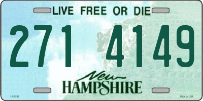 NH license plate 2714149
