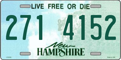 NH license plate 2714152