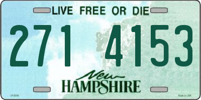 NH license plate 2714153