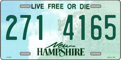 NH license plate 2714165