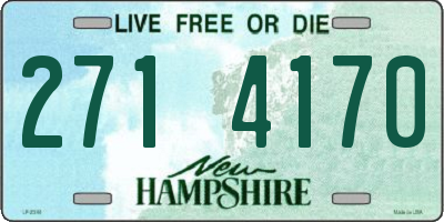 NH license plate 2714170