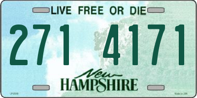 NH license plate 2714171