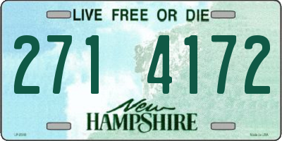 NH license plate 2714172