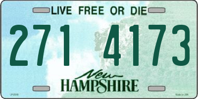 NH license plate 2714173