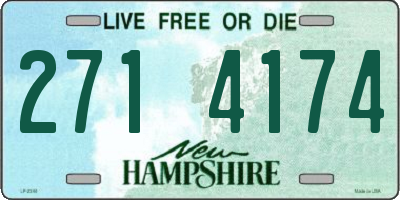 NH license plate 2714174