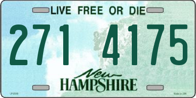 NH license plate 2714175
