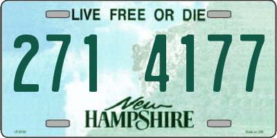 NH license plate 2714177